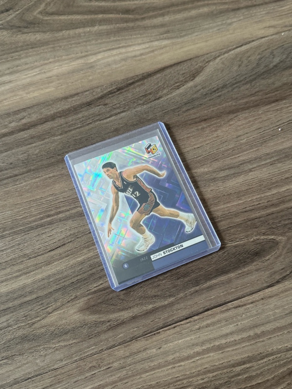 John Stockton Basketball Trading Card - Holographic